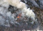 A winter wild fire in the Black Hills.