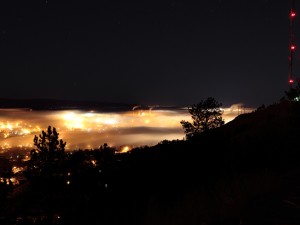 Fog Over Rapid City